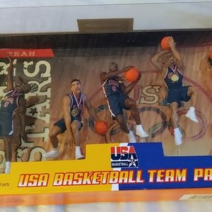 2000 Mattel Target Exclusive - USA Basketball Team Gold Medal Pack-New Old Stock